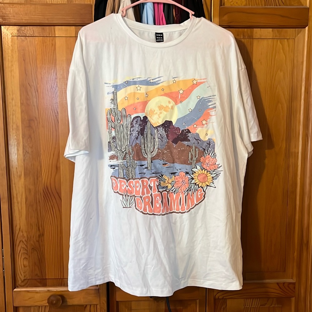 White T-Shirt from Shein